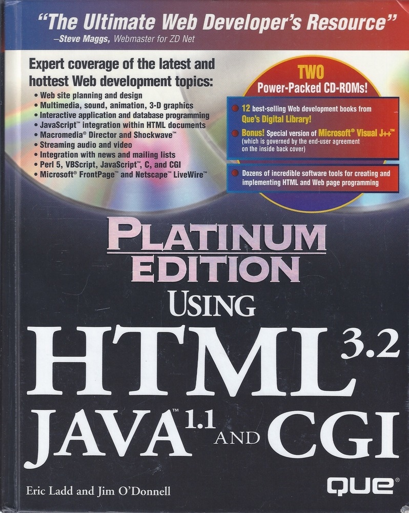 Using HTML 3.2, Java 1.1, and CGI